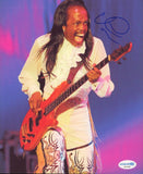 Verdine White Signed Autograph 8x10 Photo Earth, Wind & Fire Bassist ACOA COA