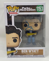 Adam Scott Signed Autograph Ben Wyatt Parks and Recreation Funko Pop Beckett COA