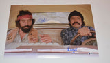 Cheech Marin & Tommy Chong Signed Autographed 12x18 Photo UP IN SMOKE BAS COA