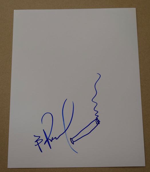 B-REAL Signed Autographed BLUNT Sketch Drawing Cypress Hill COA