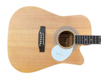 David Byrne Signed Autographed Full Size Acoustic Guitar Talking Heads ACOA COA