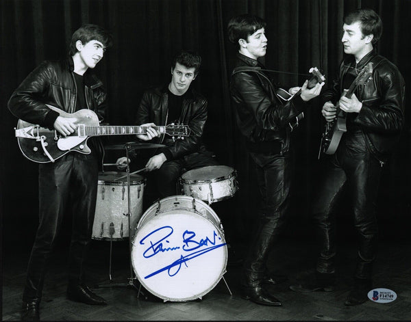 Pete Best Signed Autographed 11x14 Photo The Beatles Drummer Beckett COA