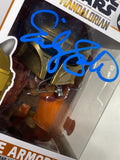 Emily Swallow Signed Funko Pop  Mandalorian The Armorer Star Wars Autograph BAS