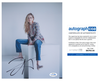 Zoey Deutch Signed Autographed 8x10 Photo The Politician Sexy Actress ACOA COA