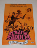 Mel Brooks Signed Autographed 12x18 Poster Photo Blazing Saddles Beckett BAS COA