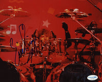 Eric Singer KISS Signed Autograph 8x10 Photo Kiss Band Drummer ACOA COA