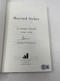 Jordan B. Peterson Signed Beyond Order 12 More Rules For Life Book Beckett COA