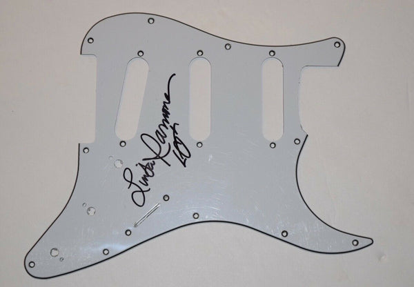 Linda Ramone Signed Autographed Guitar Pickguard THE RAMONES Johnny's Wife COA