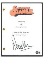 Malcolm McDowell Signed Autographed A Clockwork Orange Movie Script Beckett COA