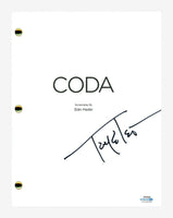 Troy Kotsur Signed Autographed CODA Movie Script Full Screenplay ACOA COA