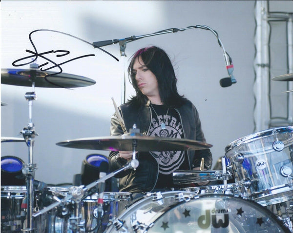 BRENT FITZ SIGNED 8X10 PHOTO SLASH THE CONSPIRATORS THEORY OF A DEADMAN 1A