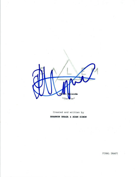 Janet Montgomery Signed Autographed SALEM Pilot Episode Script COA VD