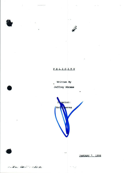 JJ Abrams J.J. Signed Autographed FELICITY Pilot Episode Script COA