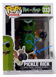 Dan Harmon Signed Funko Pop Rick and Morty Pickle Rick 333 Autograph Beckett COA