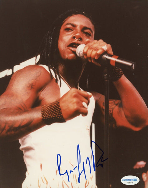 Lajon Witherspoon Sevendust Signed Autograph 8x10 Photo Lead Singer ACOA COA