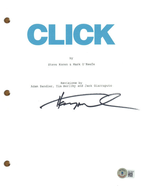 Henry Winkler Signed Autograph Click Movie Script Screenplay Adam Sandler BAS