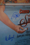 Cheech Marin & Tommy Chong Signed 12x18 Poster Up In Smoke Beckett BAS COA