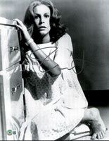 Jamie Lee Curtis Halloween Signed Autograph 11x14 Photo Laurie Strode BAS COA