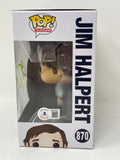 John Krasinski Signed The Office Jim Halpert Funko Pop 870 Autograph Beckett COA