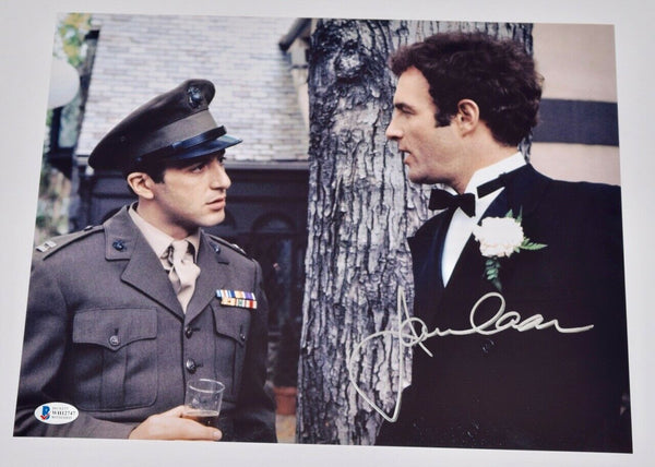 James Caan Signed Autograph 11x14 Photo The Godfather Sonny Corleone Beckett COA
