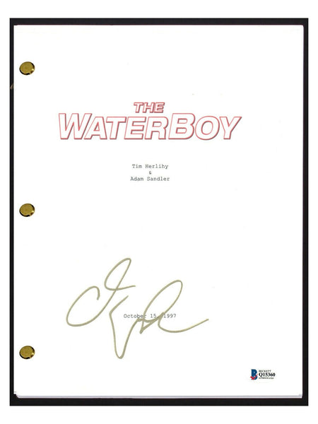 Adam Sandler Signed Autographed THE WATERBOY Movie Script BAS Beckett COA