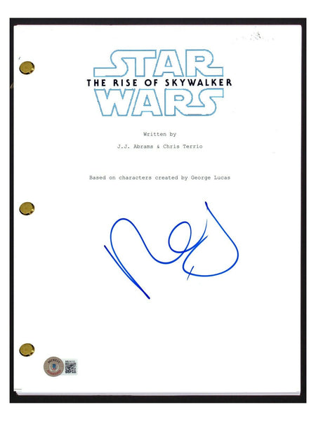 Richard E Grant Signed Star Wars The Rise of Skywalker Movie Script Beckett COA