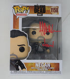 Jeffrey Dean Morgan Signed Funko Pop The Walking Dead Negan 1158 Beckett COA