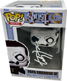 Tobias Forge Ghost Signed Funko Pop Papa Emeritus IV 336 Autograph Beckett COA