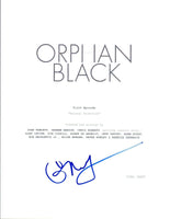 Graeme Manson Signed Autographed ORPHAN BLACK Pilot Episode Script COA VD