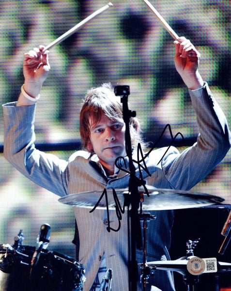 Zak Starkey Signed Autographed 8x10 Photo The Who Oasis Drummer Beckett COA