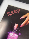 Nessa Barrett Signed Autographed Pretty Poison Framed CD Cover Display ACOA COA