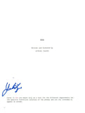 Yalitza Aparicio Signed Autographed ROMA Full Movie Script COA