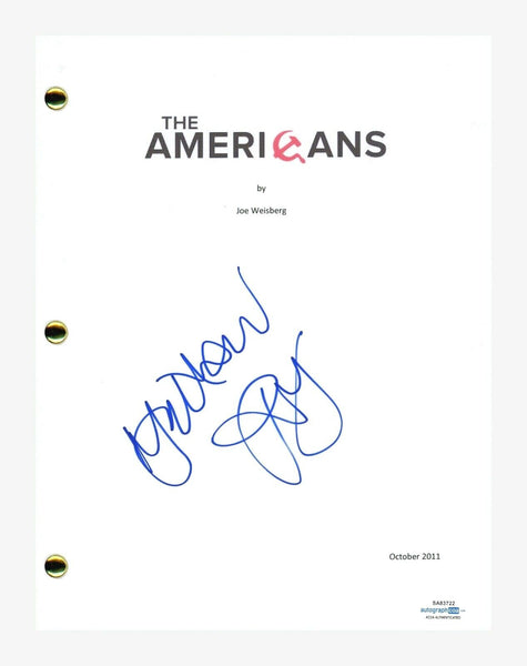 Matthew Rhys Signed Autographed The Americans Pilot Script Screenplay ACOA COA