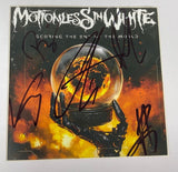 Motionless in White Signed Scoring the End of the World Framed CD Display COA