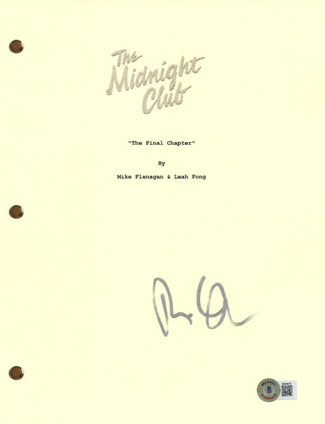 Ruth Codd Signed Autograph The Midnight Club Pilot Script Screenplay BAS COA