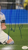 Karim Benzema Signed Autograph 11x14 Photo Real Madrid France Soccer JSA COA