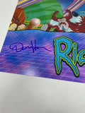 Dan Harmon Signed Autograph 12x18 Poster Photo Rick & Morty Creator Beckett COA
