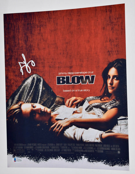 George Jung Signed 11x14 Photo Blow Boston Smuggler Johnny Depp Beckett COA