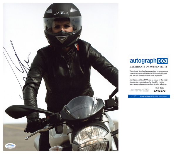 Gina Carano Signed Autographed 11x14 Photo Star Wars The Mandalorian ACOA COA