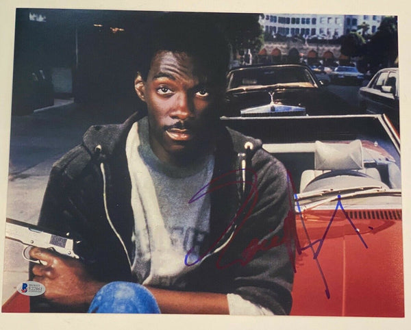 Eddie Murphy Signed Autographed 11x14 Photo BEVERLY HILLS COP Beckett BAS COA
