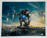 Robert Downey Jr Signed Iron Man 16x20 Photo Tony Stark Autograph Beckett COA