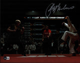 Ralph Macchio Signed Autograph 11x14 Photo The Karate Kid Crane Kick Beckett COA