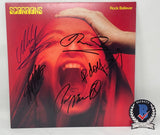Scorpions Band Signed Rock Believer Vinyl Album Klaus Rudolf x5 Beckett COA