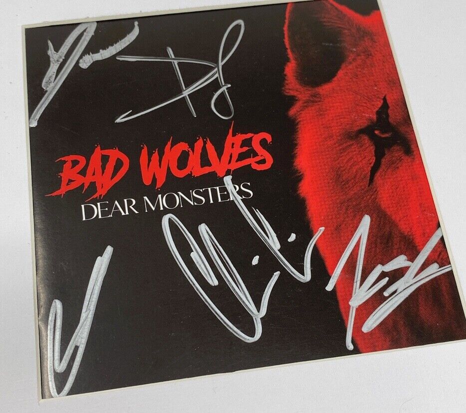 Bad Wolves Signed Autographed Dear Monsters Framed CD Display Full Ban –  EntertainmentAutographs