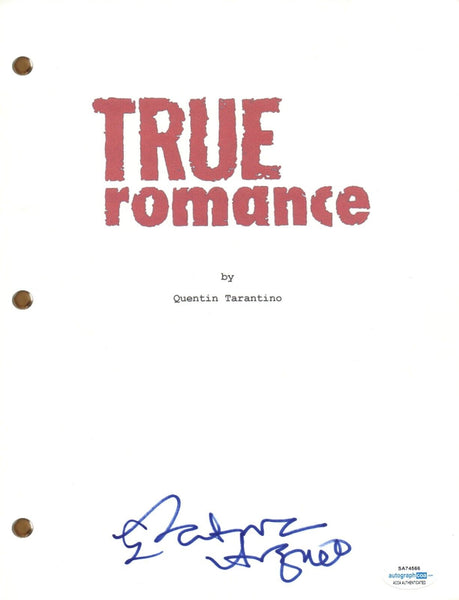 Patricia Arquette Signed Autograph True Romance Movie Script Screenplay ACOA COA