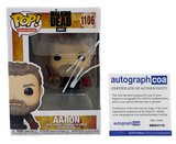 Ross Marquand Signed Funko Pop The Walking Dead Aaron 1106 Autograph Beckett COA