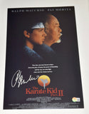Ralph Macchio Signed The Karate Kid Part II 2 11x17 Movie Poster Beckett BAS COA