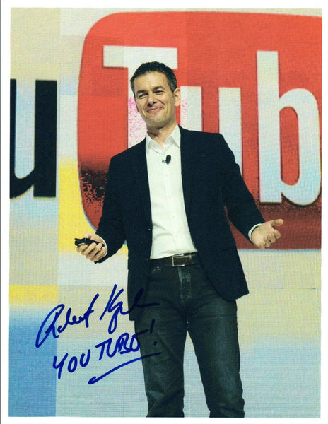 Robert Kyncl Signed Autograph 8x10 Photo Chief Business Officer YouTube COA VD