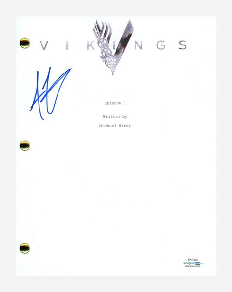 Alexander Ludwig Signed Autographed VIKINGS Pilot Episode Script ACOA COA