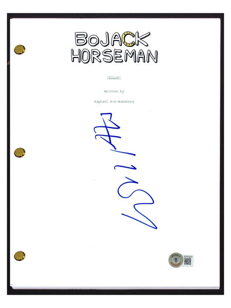 Will Arnett Signed Autographed Bojack Horseman Pilot Episode Script Beckett COA